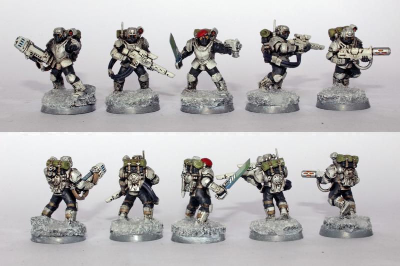 Bandiere Rampolli Warhammer 40k Tempestus Con Scatola Braccia E